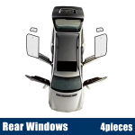 P&auml;iksesirmid autole Jeep Renegade 2015~2023 2019 2021 Tarvikud Tuuleklaas UV-vastane Visiir P&auml;ikesekatted Kate Auto Siseosad