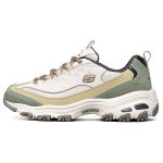 Skechers DLites 1.0 Panda Kingad Piimatee Karu Paks Tald Spordijalatsid Mugavad Vabaaja Jalan&otilde;ud Naiste toss Oliiv 13167-NTOL 35.5