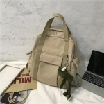 Soliidne naiste seljakott koolikott teismelistele t&uuml;drukutele &Otilde;lariisikott Kooli seljakotid L&otilde;uendist seljakott 33x14x38cm khaki