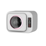 300W 370x280x290mm Mini Intelligentne Trummelkuivati Kodumaine Steriliseeriv Kuivatusmasin &Uuml;hiselamu Vaikne Riidekuivati heleroheline v&auml;rv