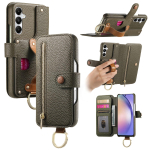 Rahakott Kaardipesa Nahast Telefonikott Samsung S25 Edge S26 S24 Ultra S23 S22 Plus S21FE A55 A35 A07 A17 A56 A36 A26 A16 jaoks Kate Galaxy A26 5G gray