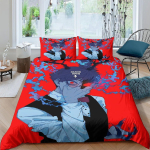 Hazbin Hotel Multifilmim&auml;ng Tekikate Padjap&uuml;&uuml;r Voodipesukomplekt T&auml;iskasvanud Poisid T&uuml;drukud Magamistoa Kaunistus Lastekingitus &Uuml;he- ja Kahekohaline Suurus 100x135cm