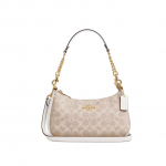 [Kasutatud] Teri 24 Klassikaline MonogrammLogo T&otilde;mblukuga Suletav Kaetud L&otilde;uend K&auml;e- Crossbody &Otilde;lakott Keskmine - Kasutamata #8HD7NM ONE SIZE