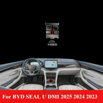 BYD SEAL U DMI 2025 2024 jaoks Tarvikud Sisemine kile L&auml;bipaistev TPU K&auml;igukasti paneel Keskkonsool PPF Kaitsekleebis C