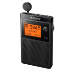 Sony PLL S&uuml;nteesaator FM sisset&otilde;mmatav &Auml;rikaart Must Raadio, FM/AM/Wide &uuml;hilduv, &Uuml;he k&otilde;rva peakomplekt, suurus, SRF-R356, must