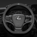38CM Suede Nahast Auto Roolikate Tarvikud Lexus Fsport GS GX IS LS LX CT LC RC LBX NX RX 350h 450h ES UX 300e jaoks