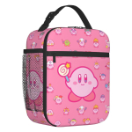 Kohandatud Star Kirbys isoleeritud l&otilde;unakott t&ouml;&ouml;ks, kooli, manga jaoks, lekkekindel, termiline jahuti, bento karp, unisex One Size pink