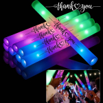 30-100 tk LED helendavad pulgad V&auml;rvilised RGB Pulma helendavad vahtpulgad Cheer pulk Valgus pulmadeks Valgustus Muusikafestival Carnival 35cm(13.8in)&30pcs