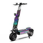 APEF-FOX T90 Ultra Elektriroller Kahekordne 5000W Tippmootorid 72V 40Ah Aku 13-tollised Maastikurehvid 44,7 N&middot;m P&ouml;&ouml;rdemoment 72V 40AH must