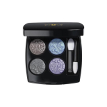 Chanel Les 4 Ombres Lauv&auml;rv 2025 J&otilde;ulu piiratud v&auml;ljaanne Neli v&auml;rvi lauv&auml;rvi, Suitsune v&auml;limus Lihtsalt hajutatav Kosmeetika #397 NUIT ASTRALE black