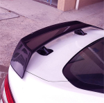 Spoiler Universaalne Rallisalongiautole S&uuml;sinikkiud Enamiku Sedaanautodele white