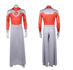 Luksuslik v&otilde;itmatu Thraggi Cosplay Kost&uuml;&uuml;m Jumpsuit Keep Etenduse Maskeerimisriietus T&auml;iskasvanute Rollim&auml;ng Halloween Karneval L&Other red