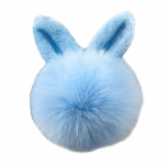 Pompon Fluffy Women K&uuml;&uuml;likuk&otilde;rva karusnahast palli v&otilde;tmehoidja r&otilde;ngad Koti v&otilde;tmehoidja 9cm with ear beež