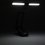 Aroma Clip-on taaslaetav muusikastendi lamp klaverile LED-lavavalgusti jaoks kuum must
