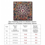 HUACAN 5d isetehtud broderies briljandid Mandala kodukaunistus Teemant Mosaiik teemantmaal t&auml;isteemant Tikand Rhinestones Full round 20*20 cm