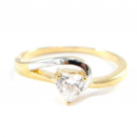 Bague Plaqu&eacute; Or 'C&acirc;lin' 52 kuld