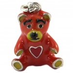 Les Tr&eacute;sors De Lily [P5599] - Maille 'Lily Pop' rouge (ourson) punane