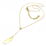 Les Tr&eacute;sors De Lily [P7891] &ndash; kullast Boho terasest disainerkaelakee (sulg) &ndash; 20x7 mm kuld