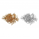 100x Clip on Earring Ear Dangle Tassel Loop DIY Jewelry Findings Golden kuldne