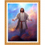 5D teemanttikandid religioonimustrid n&auml;put&ouml;&ouml; T&auml;is&uuml;mmargune teemant Jeesuse kivikivist kodukaunistus 20X30CM