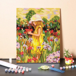 DIY maalimine numbrite j&auml;rgi Digitaalne &otilde;limaal K&auml;sit&ouml;&ouml; Kodukaunistamine Numbrid Maalimine Hobid Kunst 40x50cm no frame