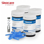 Sinocare Safe-Accu 100 PCS veresuhkru testribad/lansett