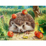 5D teemantmaal siil t&auml;isring ruut Uus teemanttikandid ristpistes &otilde;un n&auml;put&ouml;&ouml; kodukaunistus Full Round (20X30CM)