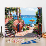 Digitaalne &otilde;limaal Kunst Kodukaunistuse numbrid &Otilde;limaal L&otilde;uend DIY Maalimine numbrite j&auml;rgi 40x50cm no frame