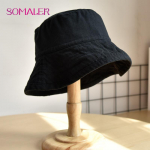 SOMALER Suvine puuvillane m&uuml;ts naistele &otilde;uem&uuml;tsid Kalameeste p&auml;ikesem&uuml;tsid, kandke m&otilde;lemat poolt One Size must