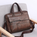 WEIXIER &auml;ri &otilde;lakott Meeste k&auml;ekott Vintage PU nahast Crossbody kott meeste mood vabaaja meeste k&auml;ekotid portfell tumepruun v&auml;rv