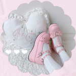 Trendikad naised Armsad JK Jaapani Lolita Kingad Kawaii Kingad Bowknot Demon Dark Goth Gothic Punk Platform Cosplay Must Roosa Plus Size 43