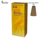BERINA HAIR COLOR CREAM P&uuml;siv&auml;rv A1-A47 60 g. - Tai A36 Deep Golden Blonde