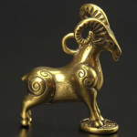 Hirvede valamine loom messingist kujuke abstraktne geomeetriline stiil metallist retro skulptuur kodukontori ruumi t&ouml;&ouml;laua kaunistus kingitus isetegemine 1PCS