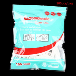 50/100 tk/partii &uuml;hekordseks kasutamiseks m&otilde;eldud hambaniit hambavaheharja hambapulgad 100pcs valge