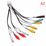Androidi raadio autotarvikud Rca v&auml;ljundjuhtme lisamikrofoni adapter