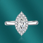 SACE GEMS Klassikaline vasesulamist tsirkoonist s&otilde;rmus Naiste ehted Pulmalubaduse peokingitus open roosa