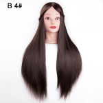 Leeonsi professionaalne koolituspea koos juuksetreeningu peaga Juuksepraktika pea soengute jaoks Juuksuri koolituspea