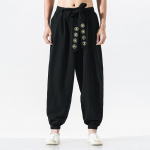 Mehed Hiina Kung Fu P&uuml;ksid Tai Chi P&uuml;ksid Treening Wushu Altp&uuml;ksid Paelad Kunst Sport XL must