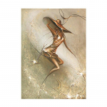 Imeline armastus romantiline paar kodukunst huvitav l&otilde;uend seinal kunst pilt elutoa kaunistus l&otilde;uendimaal 20x30cm