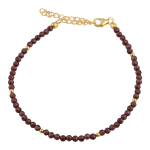 H&otilde;bedast k&auml;ev&otilde;ru naturaalse granaadiga 15,61 ct (2126706) 2025 tume kristalliseerunud &otilde;un punane v&auml;rv