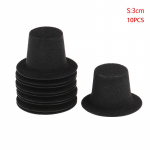 10 tk 1:12 Dollhouse Miniature Simulation Black Flocked Hat Model Diy Accessories S