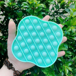 Push Bubble sensoorsed m&auml;nguasjad, stressi leevendav silikoonist stressi leevendav m&auml;nguasi roheline