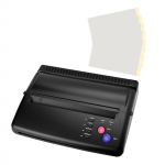 T&auml;toveeringu &scaron;ablooni &uuml;lekandeprinter koos 30 tk t&auml;toveeringu &uuml;lekandepaberi termilise &scaron;ablooni valmistajaga EU Plug must