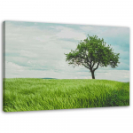 L&otilde;uenditr&uuml;kk Green Tree Landscape Nature 60x40 roheline