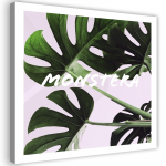 L&otilde;uendiprint Monstera Exotic Leaves 30x30 roheline
