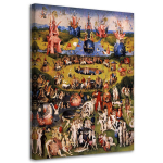 L&otilde;uenditr&uuml;kk REPRODUKTSIOON Naudingute aed - H.Bosch 40x60 mitmev&auml;rviline
