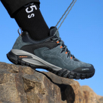 HUMTTO veekindlad matkajalatsid Hingavad, libisemiskindlad ehtsast nahast jalatsid meestele &Otilde;ues ronimine Trekking Tourism Meeste tossud 44 hall