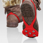 5-hambaline Crampon libisemisvastane kingakate, k&otilde;rvitsakujuline lume libisemisvastane kingakate, kerge lumek&uuml;&uuml;niste kingapiik