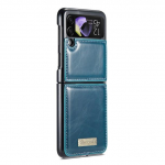Libisemiskindel nahast matt telefoni&uuml;mbris Samsung Galaxy Z Flip 4 Flip4 Flip3 Flip 3 Zflip4 5g tolmukindel kaitsekiht for Samsung z Flip 3 sinine
