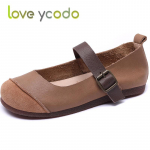 Love Ycodo br&auml;ndi naiste ja tudengite suvised naturaalsed derma mokasiinid 41